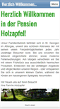 Mobile Screenshot of pension-holzapfel.at