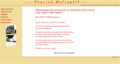 Desktop Screenshot of pension-holzapfel.de